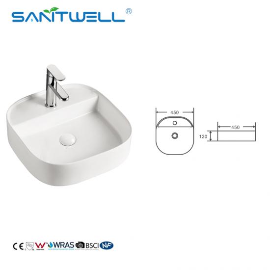 square vanity unit