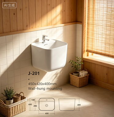 Wall hung wash basin